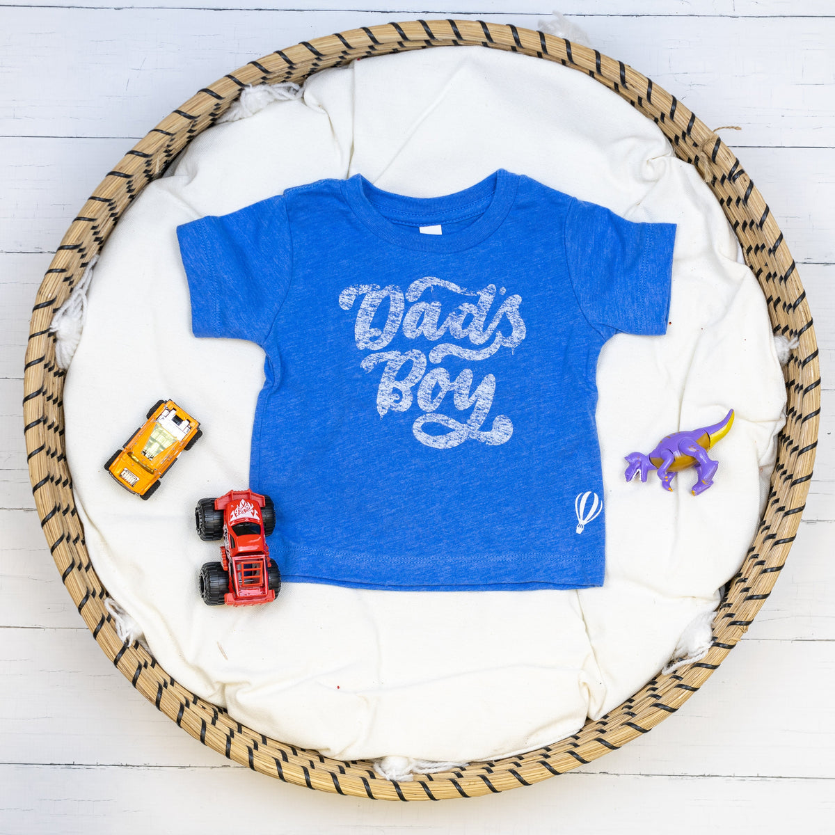 Cuddle Sleep Dream Dad&#39;s Boy on Heather Blue | Baby &amp; Kid Tees
