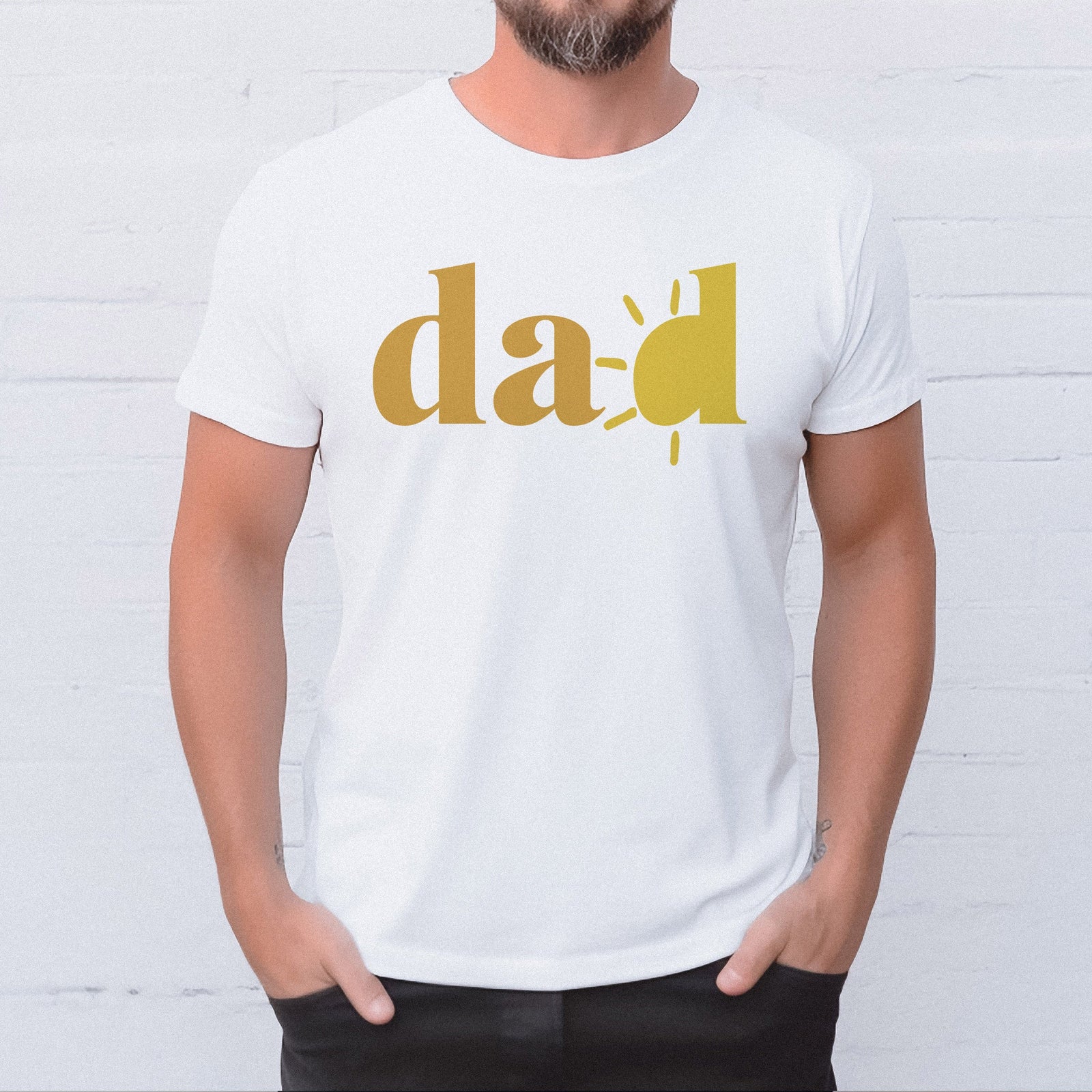 Cuddle Sleep Dream T-Shirt Dad sun in orange | Family Matching Birthday Shirts