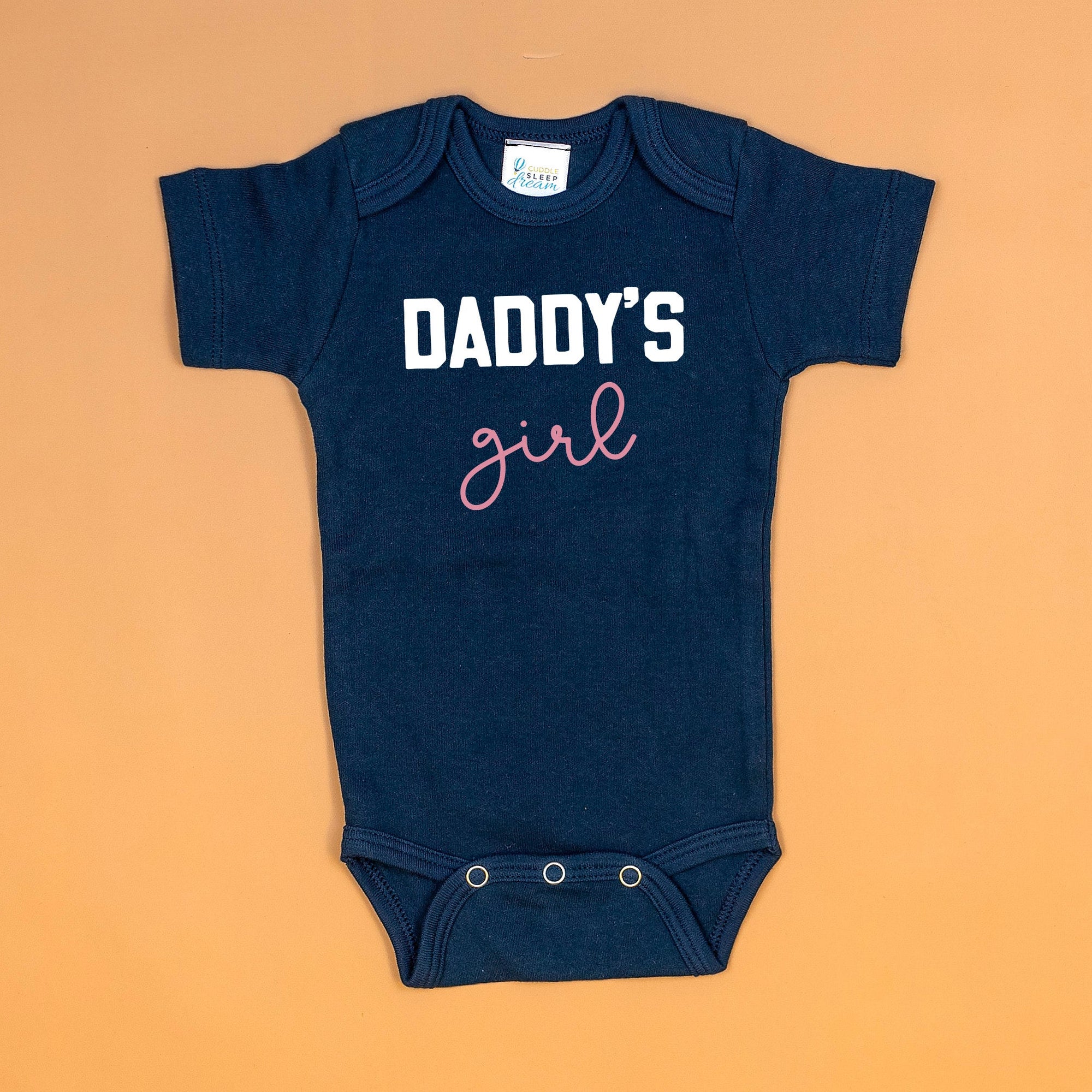 Cuddle Sleep Dream Daddy's Little Girl | Navy Bodysuit