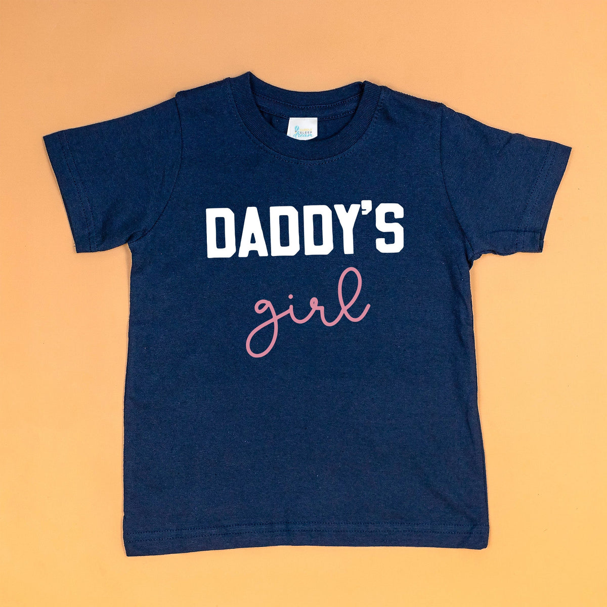 Cuddle Sleep Dream Daddy&#39;s Little Girl | Navy Tshirt