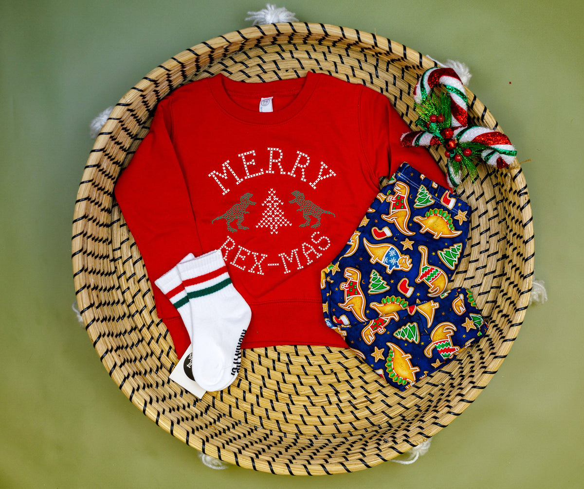 Cuddle Sleep Dream Leggings Dinosaur Cookies | Christmas Slim Joggers