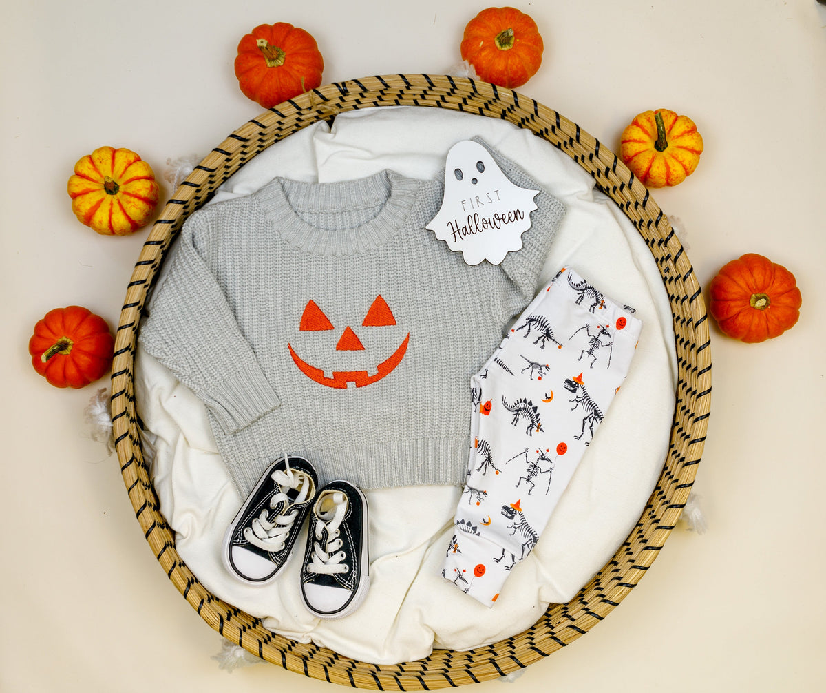 Cuddle Sleep Dream Slim Joggers Dinosaur Skeleton | Halloween Slim Joggers