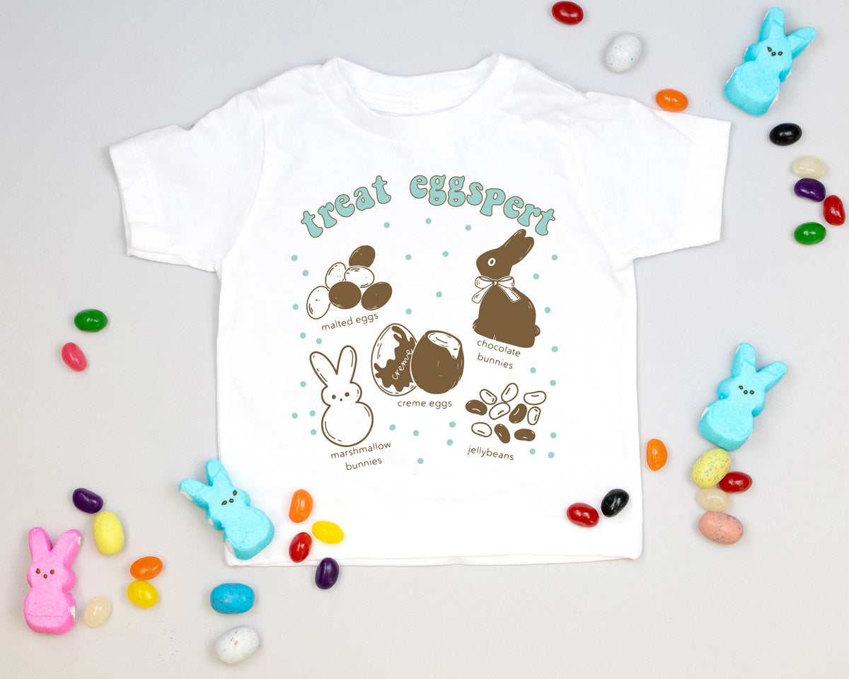 Cuddle Sleep Dream Graphic Tee Easter Treat EGGspert | White Tshirt