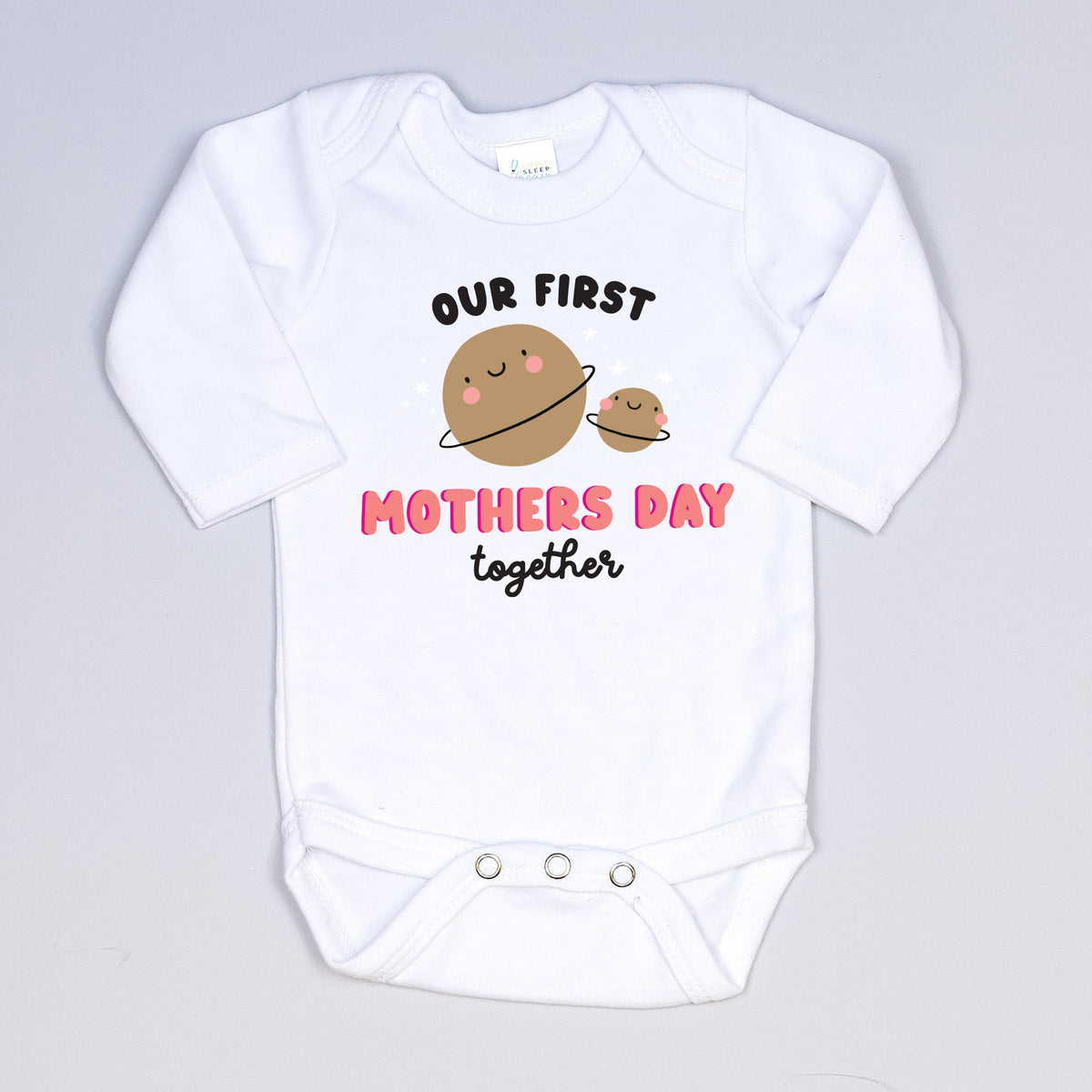 Cuddle Sleep Dream First Mother&#39;s Day Modern Critters | White Bodysuit