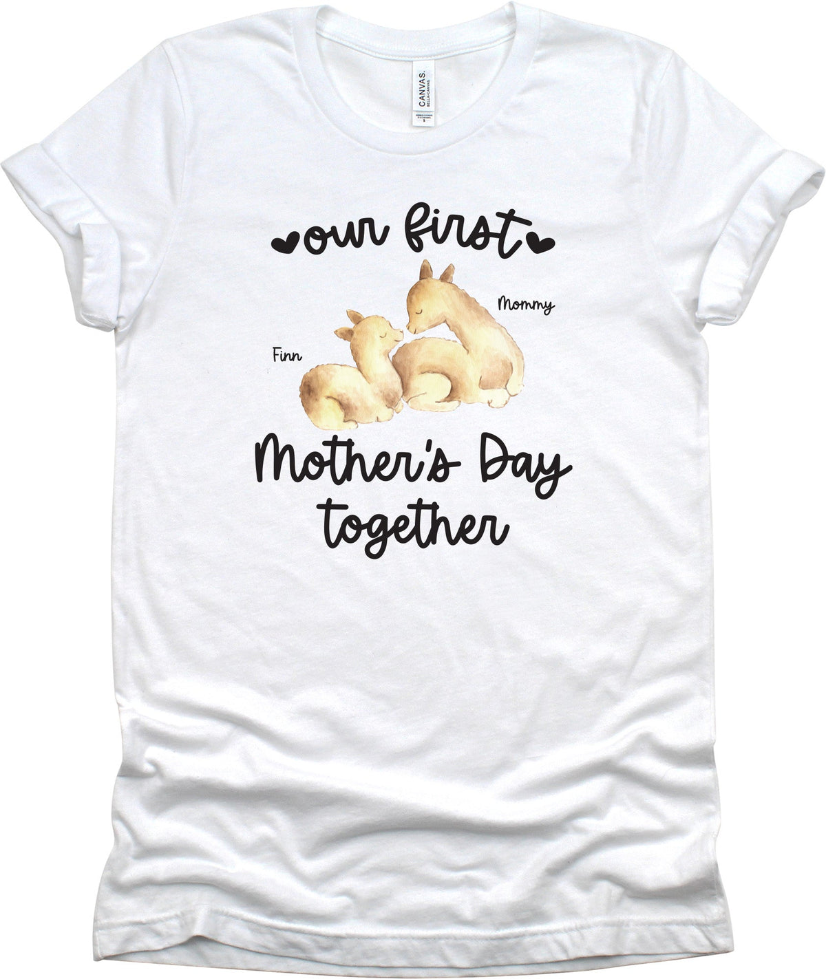 Cuddle Sleep Dream Adult Tees First Mother&#39;s Day Personalized Animals | Adult Tshirt