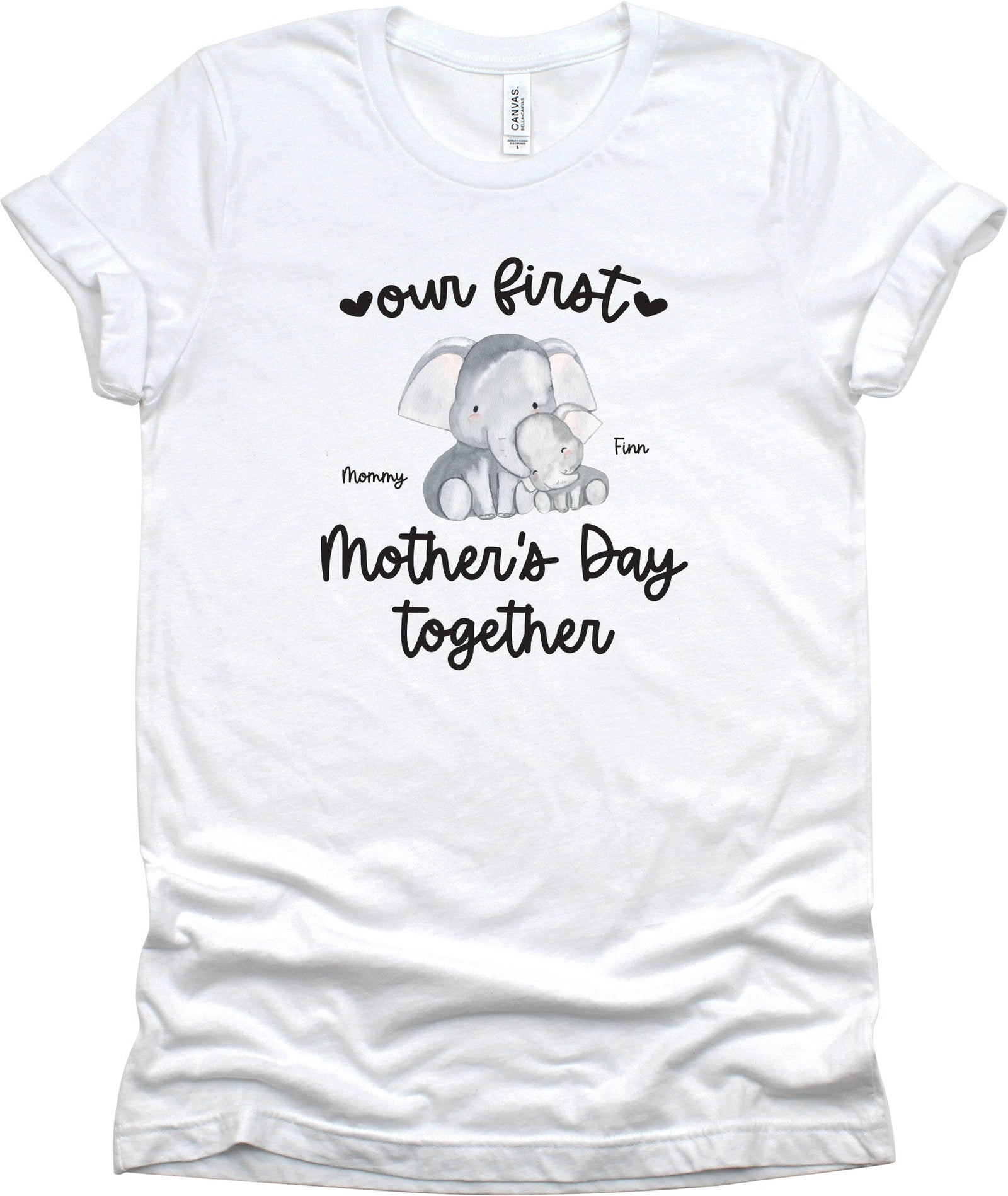 Cuddle Sleep Dream Adult Tees First Mother's Day Personalized Animals | Adult Tshirt