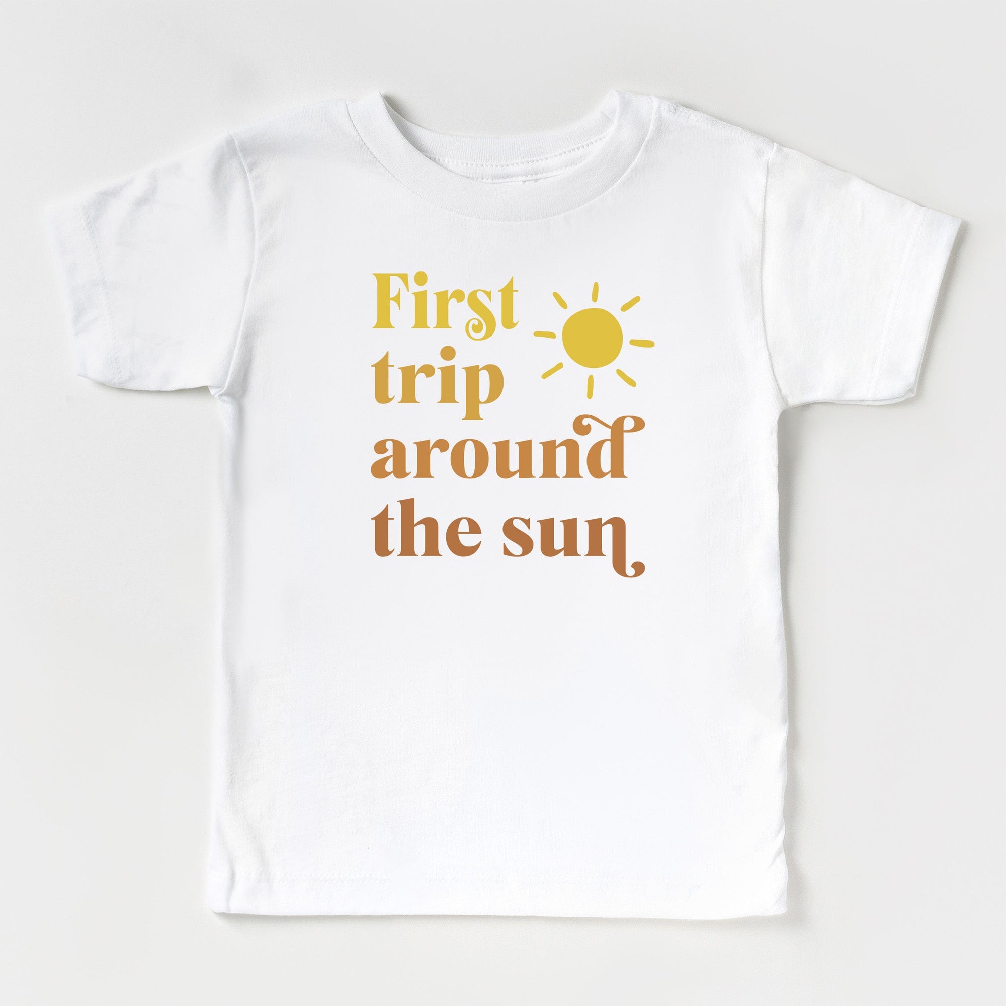 Cuddle Sleep Dream Kids clothes First Trip Around the Sun | 1st Birthday Tshirt