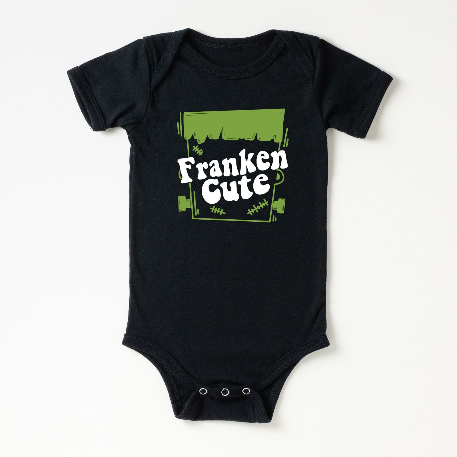 Cuddle Sleep Dream Frankencute | Black Bodysuit