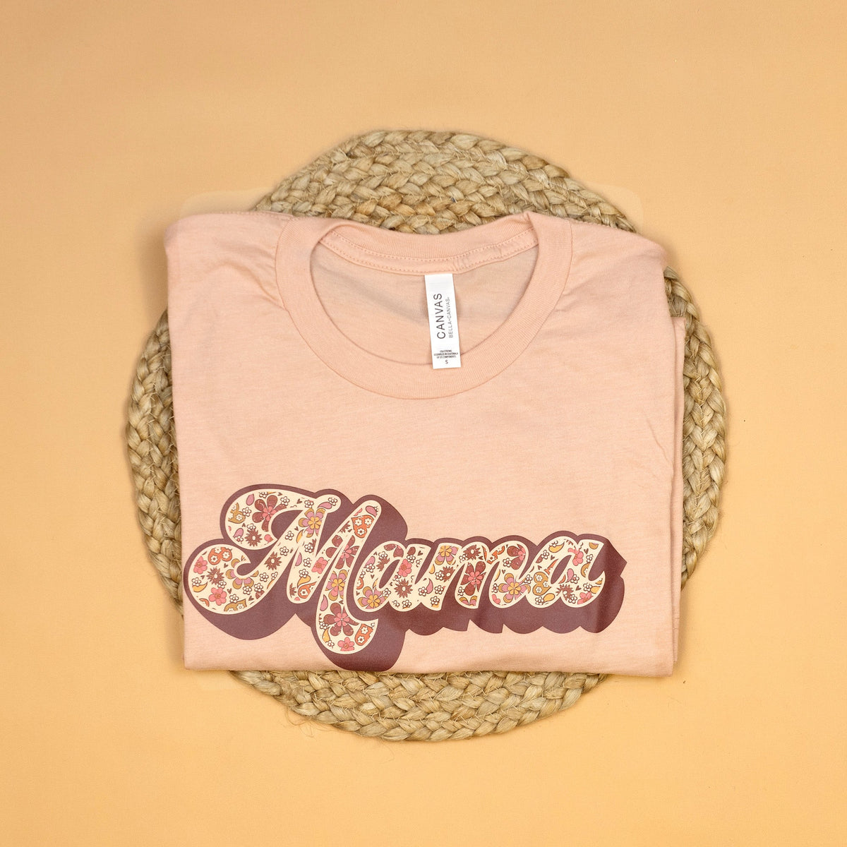 Cuddle Sleep Dream Groovy Mama GRAPE | Peach Unisex Tshirt