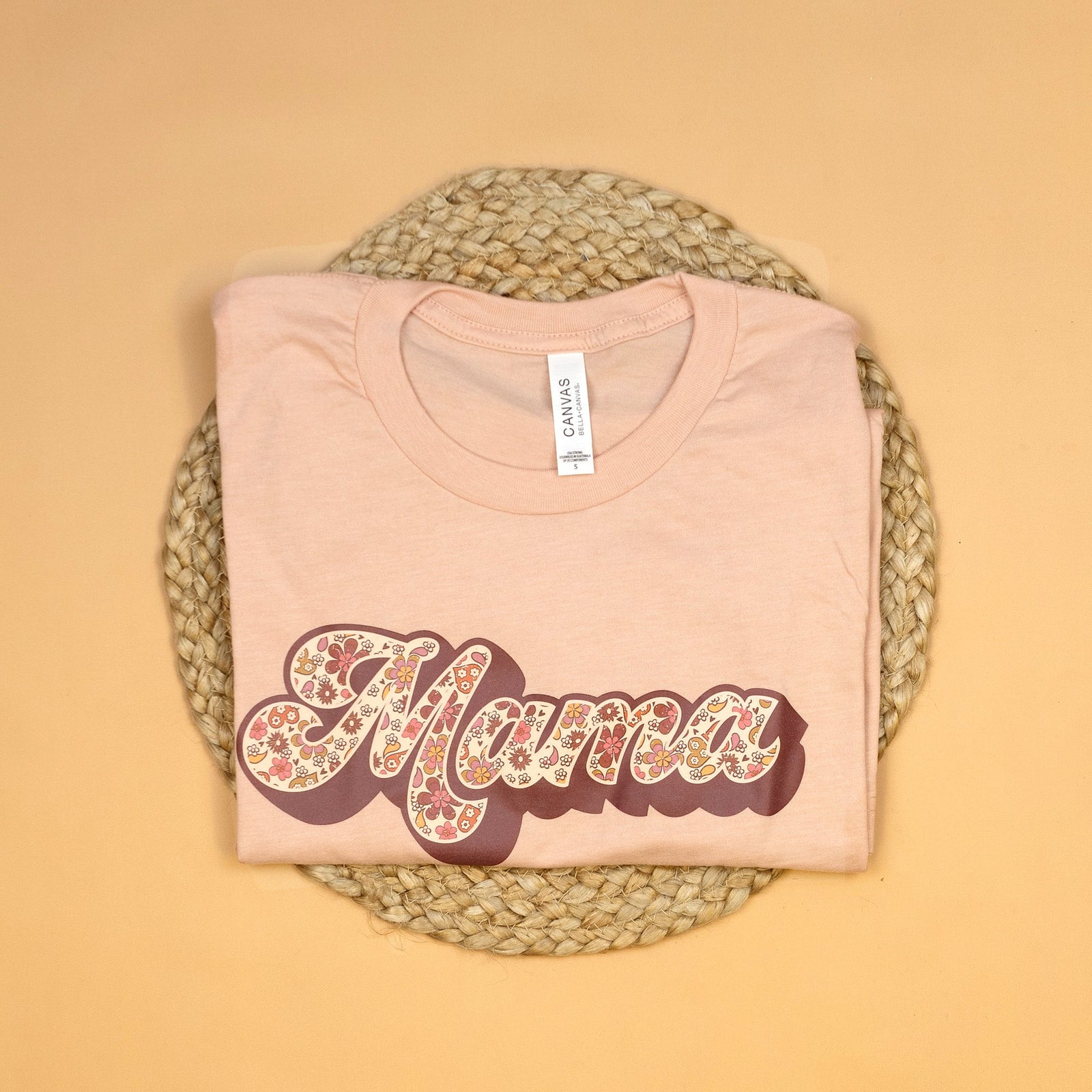 Cuddle Sleep Dream Groovy Mama GRAPE | Peach Unisex Tshirt