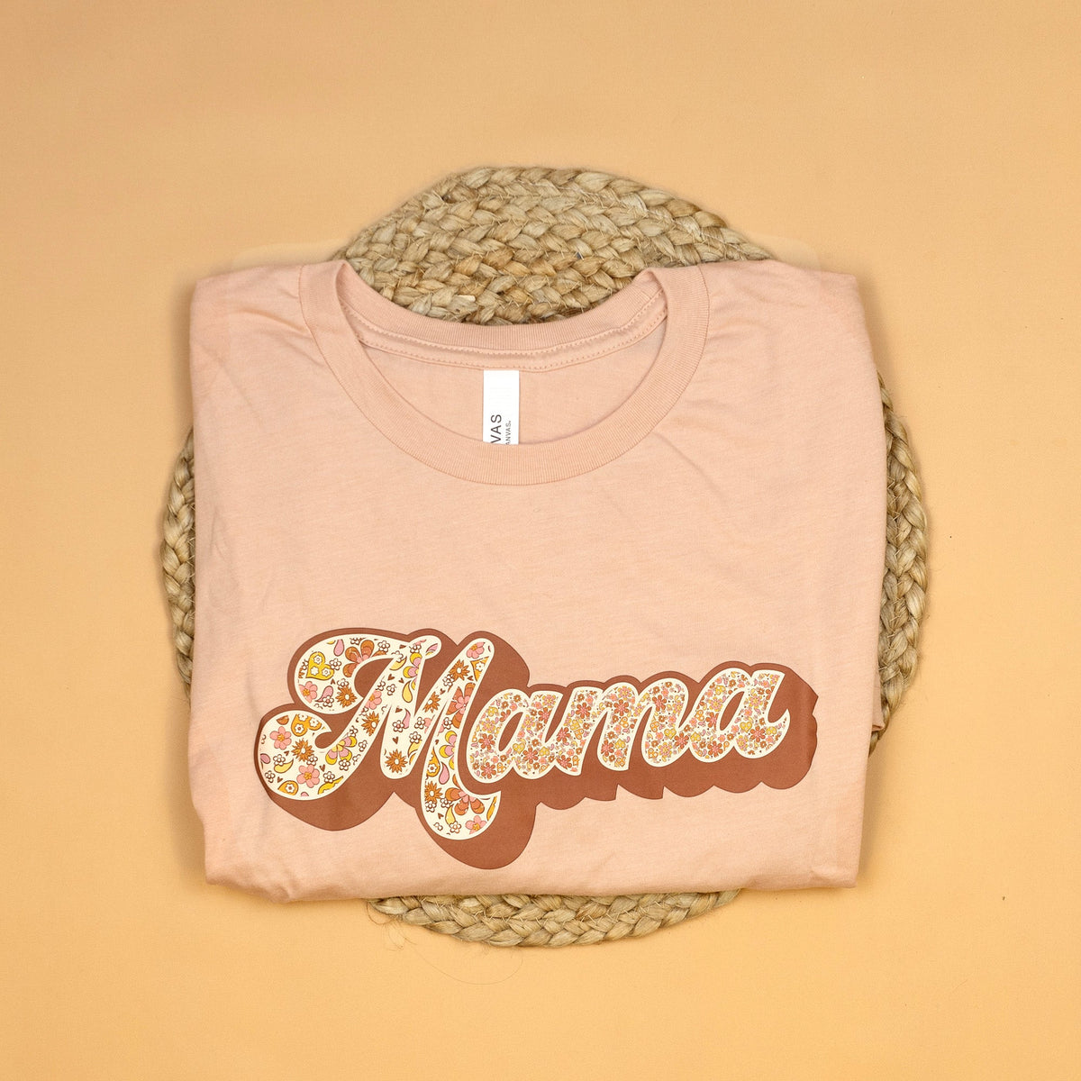 Cuddle Sleep Dream Groovy Mama Rosewood | Peach Unisex Tshirt