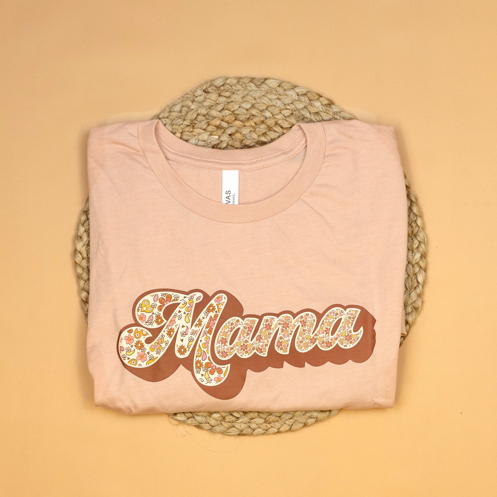 Cuddle Sleep Dream Groovy Mama Rosewood | Peach Unisex Tshirt