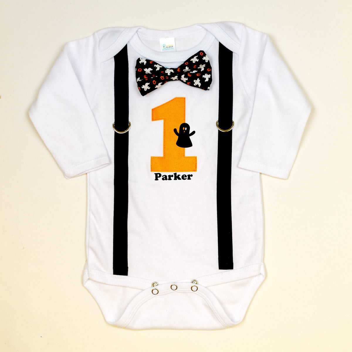 Cuddle Sleep Dream Halloween 1st Birthday Onesie