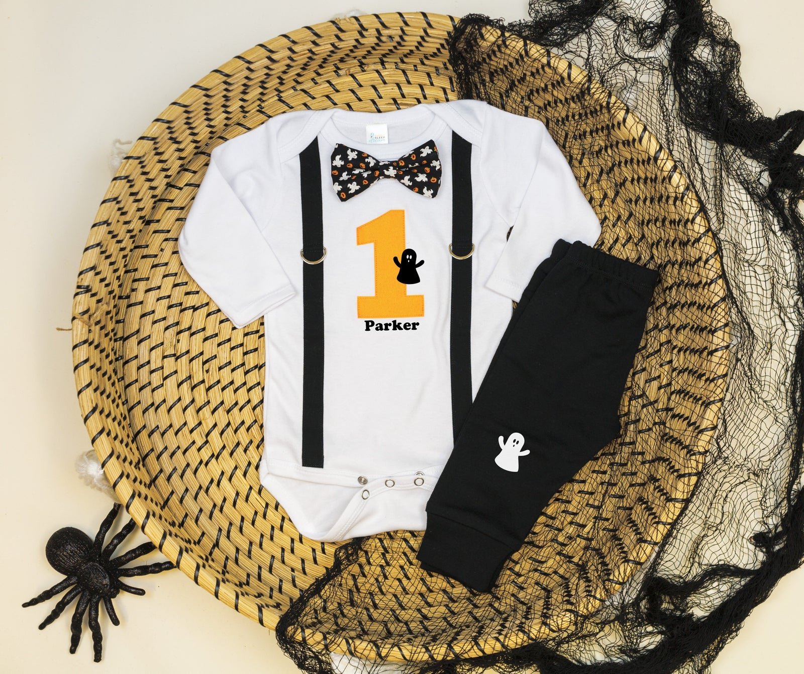 Cuddle Sleep Dream Halloween 1st Birthday Onesie