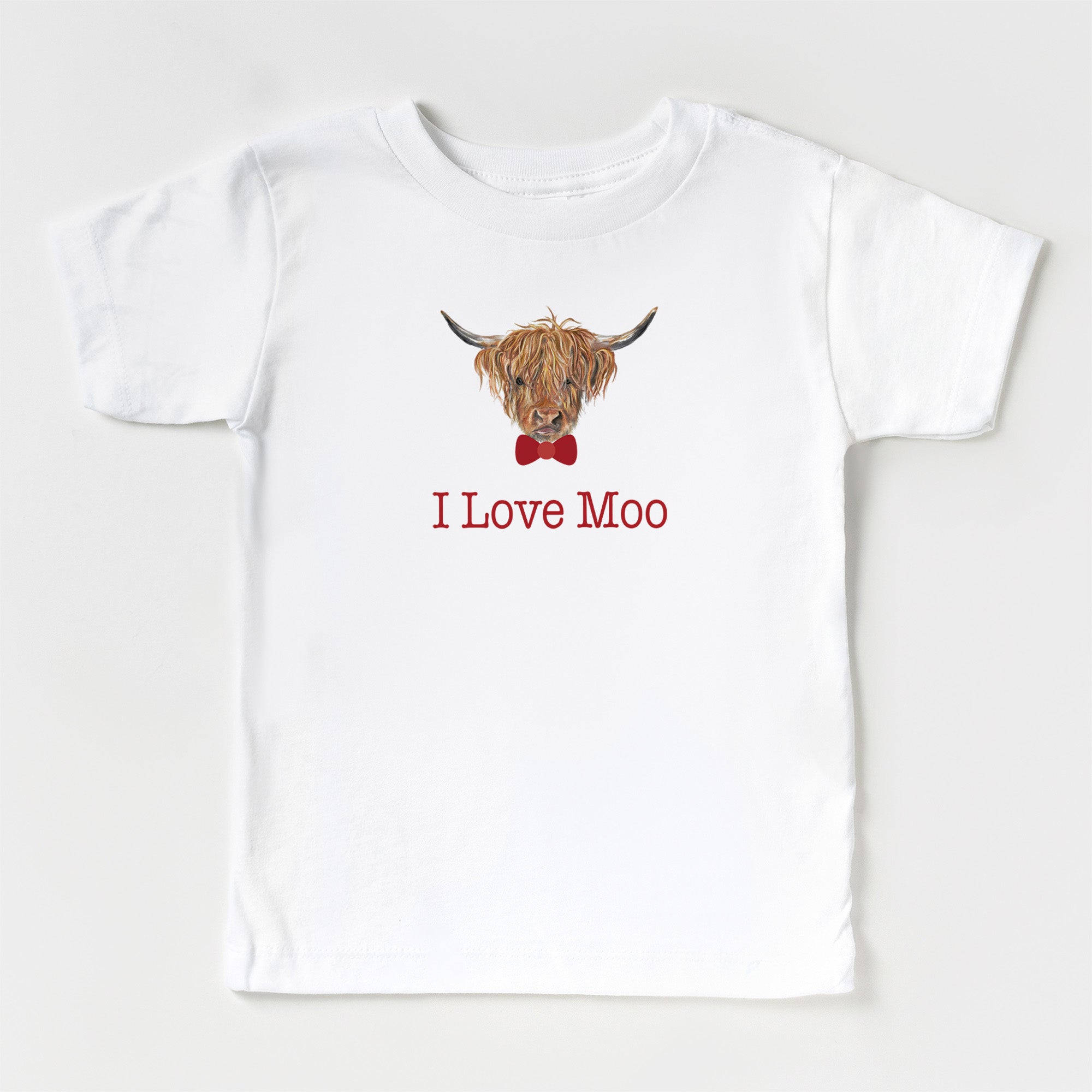 Cuddle Sleep Dream Baby & Toddler Tops I Love Moo | White Tshirt