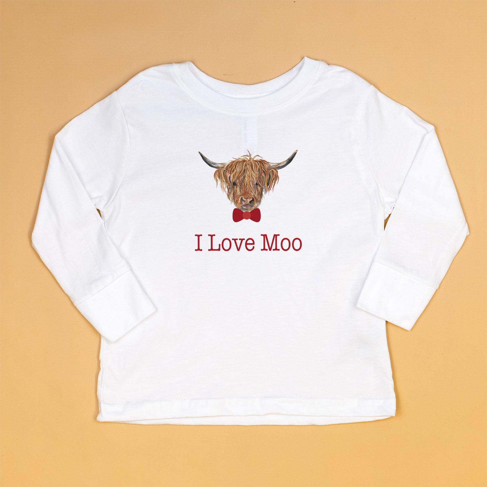 Cuddle Sleep Dream Baby & Toddler Tops I Love Moo | White Tshirt