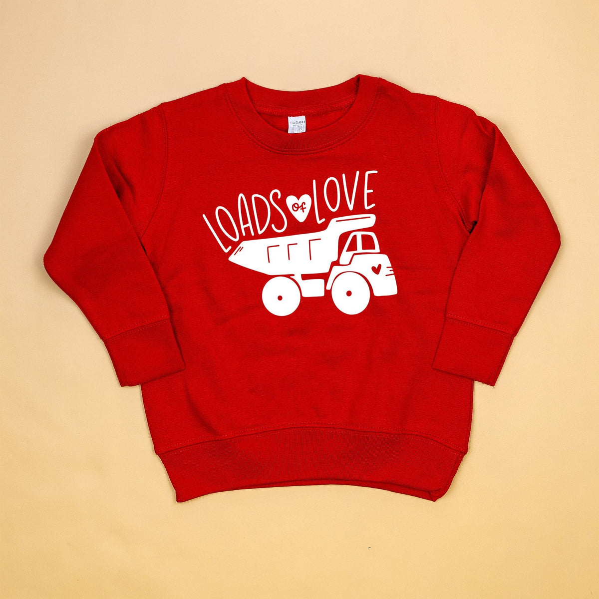 Cuddle Sleep Dream Loads of Love | Red Fleece Sweatshirt
