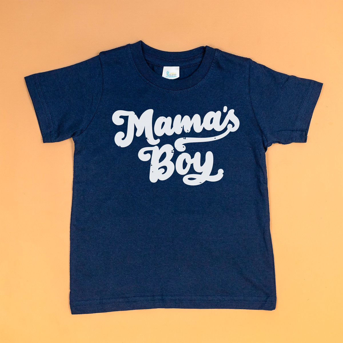 Cuddle Sleep Dream Mama&#39;s Boy | Navy Tshirt