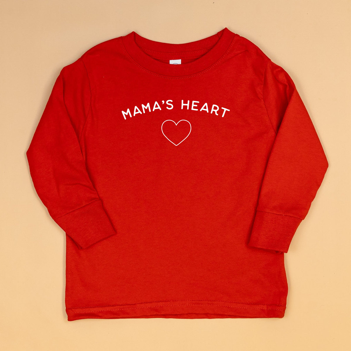 Cuddle Sleep Dream Graphic Tee Mama&#39;s Heart | Infant/Toddler/Youth Red Tshirt