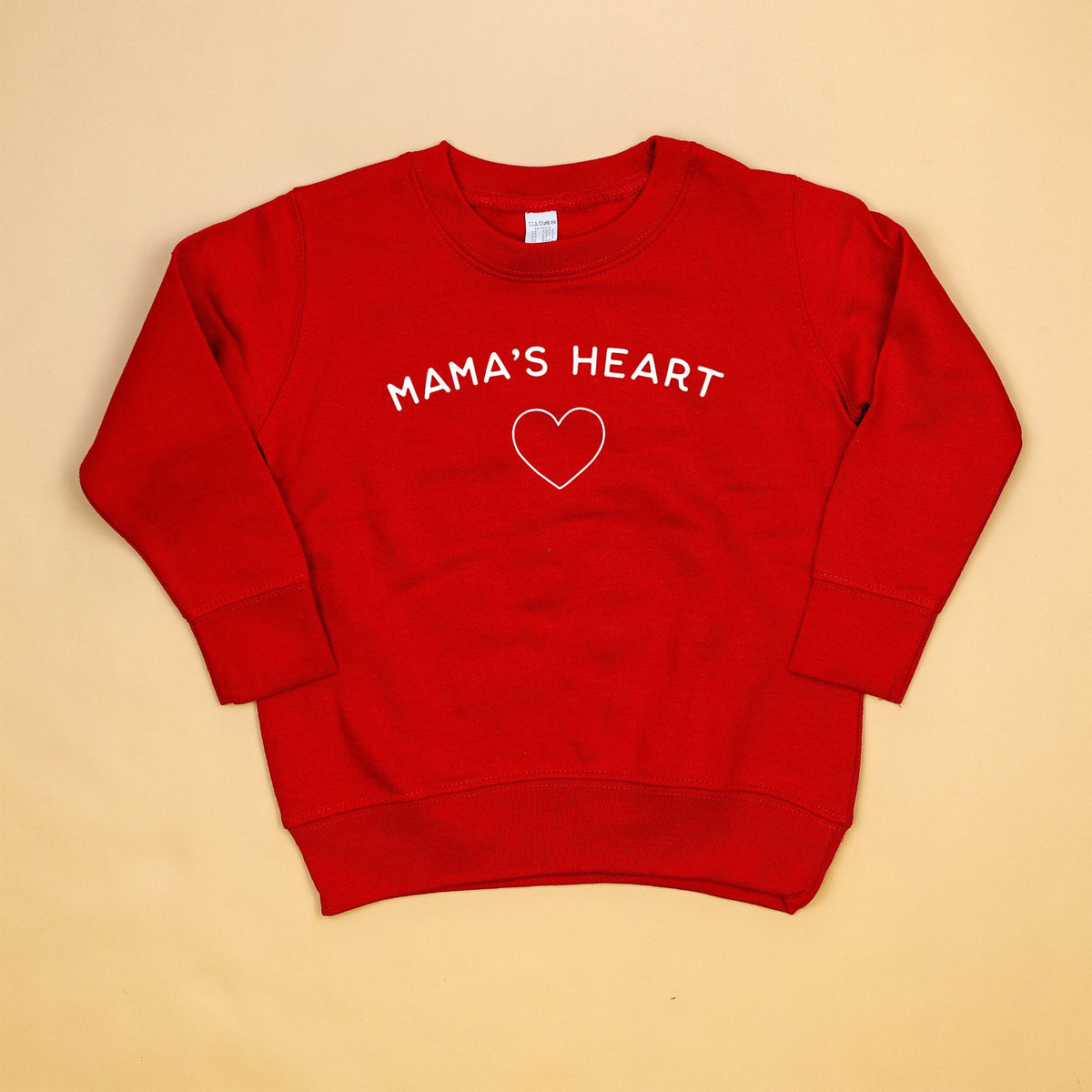 Cuddle Sleep Dream Mama&#39;s Heart | Red Fleece Sweatshirt