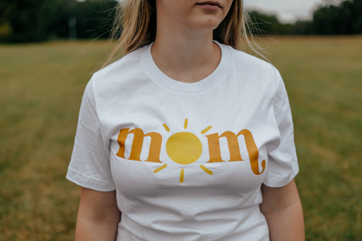 Cuddle Sleep Dream T-Shirt Mom Sun in Orange | Family Matching Birthday Shirts