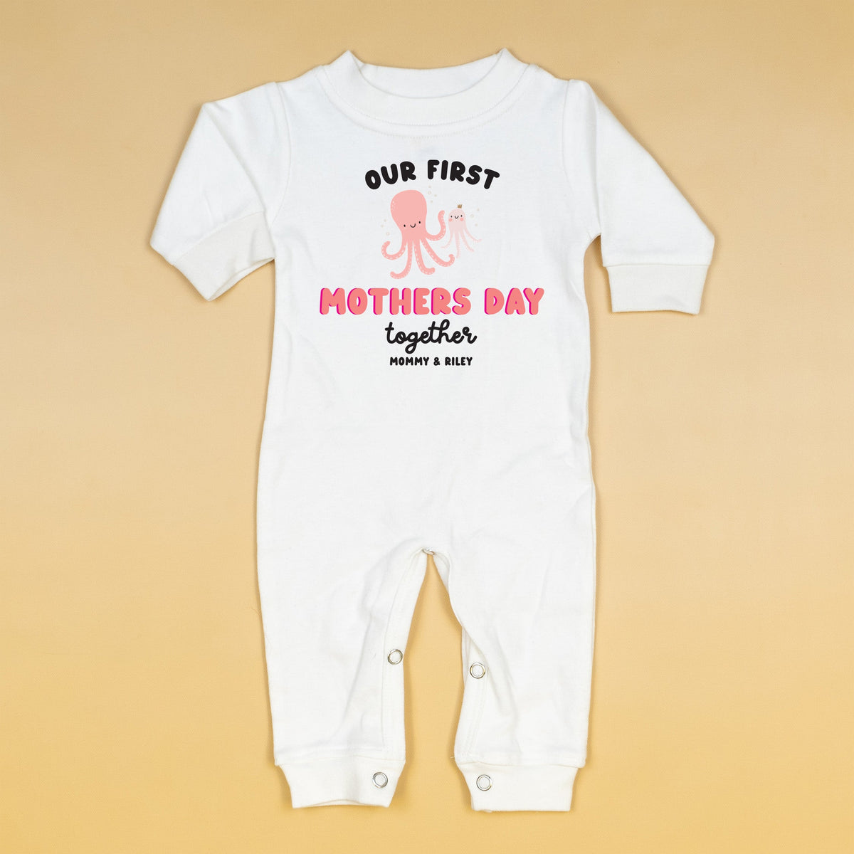 Cuddle Sleep Dream Mother&#39;s Day Cute Critters | White Long Romper