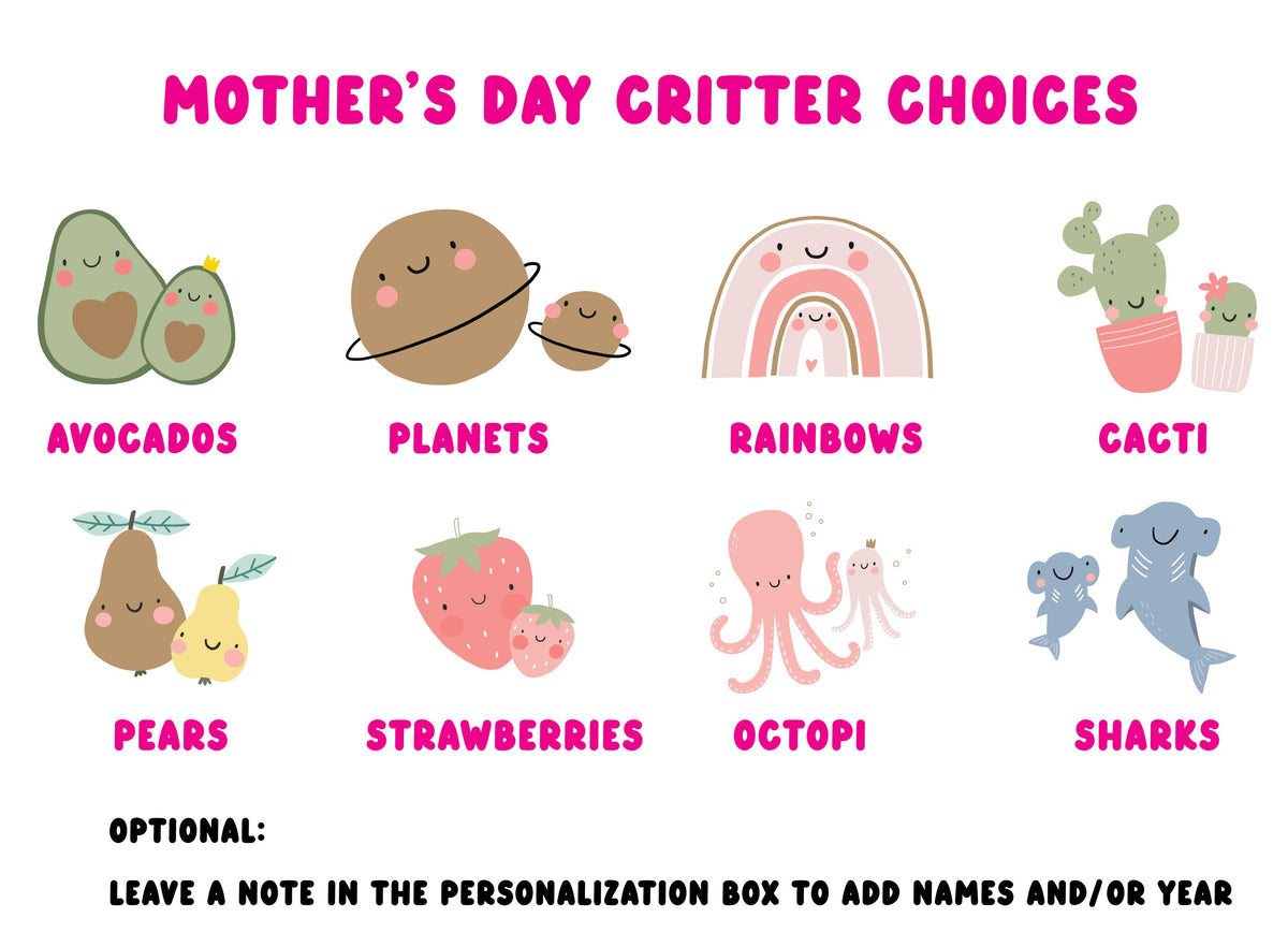 Cuddle Sleep Dream Mother&#39;s Day Cute Critters | White Long Romper