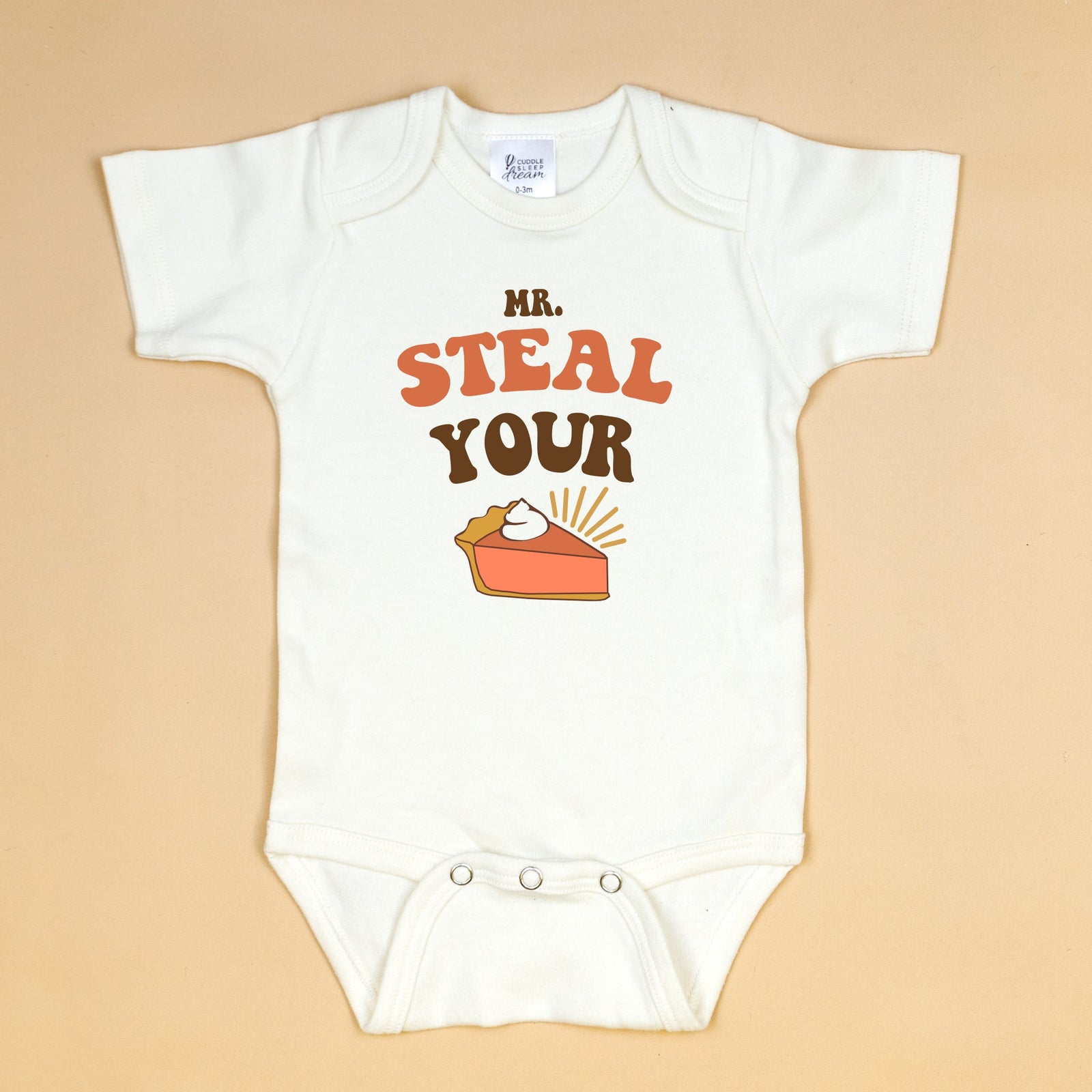 Cuddle Sleep Dream Baby One-Pieces Mr. Steal Your Pumpkin Pie | Bodysuit