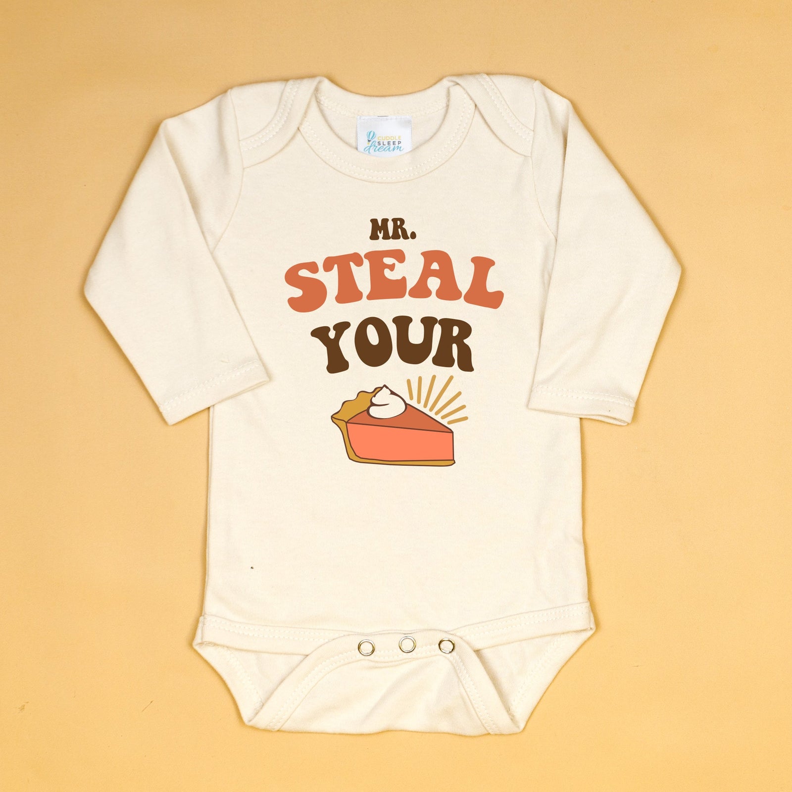 Cuddle Sleep Dream Baby One-Pieces Mr. Steal Your Pumpkin Pie | Bodysuit