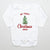 Cuddle Sleep Dream My First Christmas w/ Tree | White Bodysuit