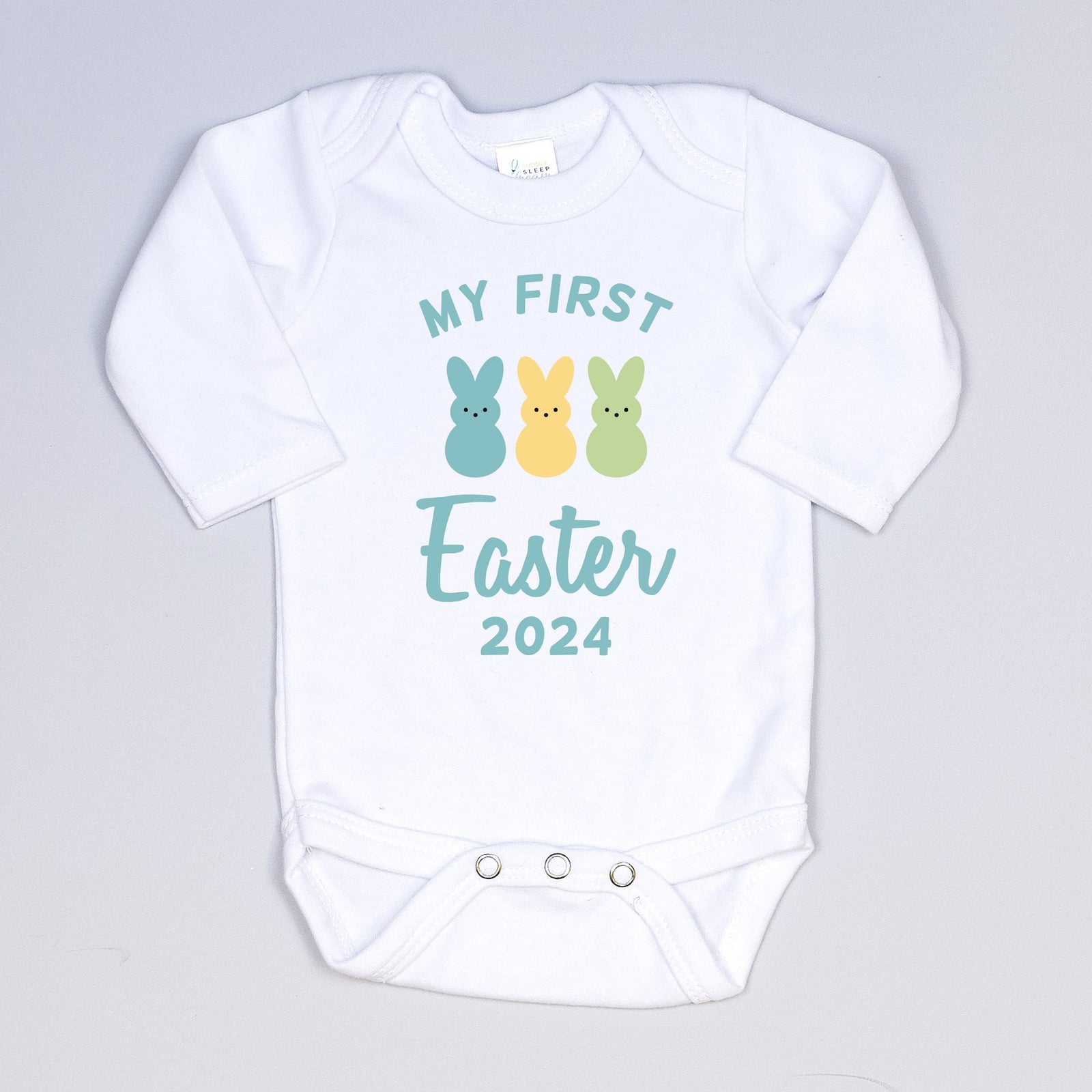 Cuddle Sleep Dream My First Easter w/ Marshmallow Bunnies | White Bodysuit