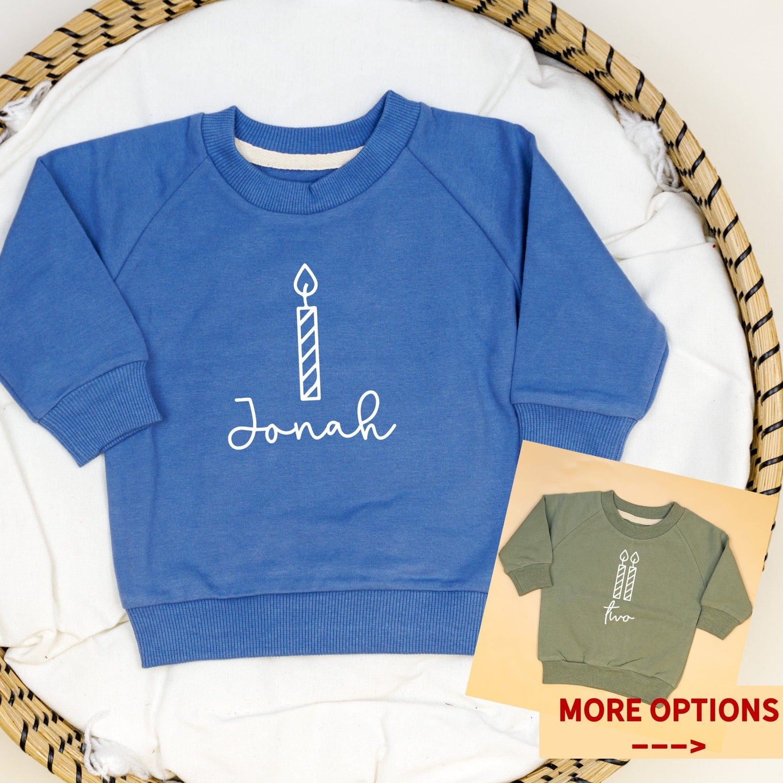 Cuddle Sleep Dream Name + Birthday Candle | Sweatshirt