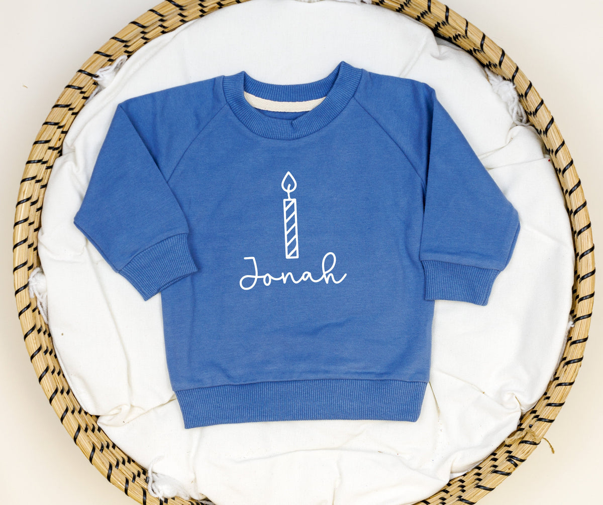 Cuddle Sleep Dream Name + Birthday Candle | Sweatshirt