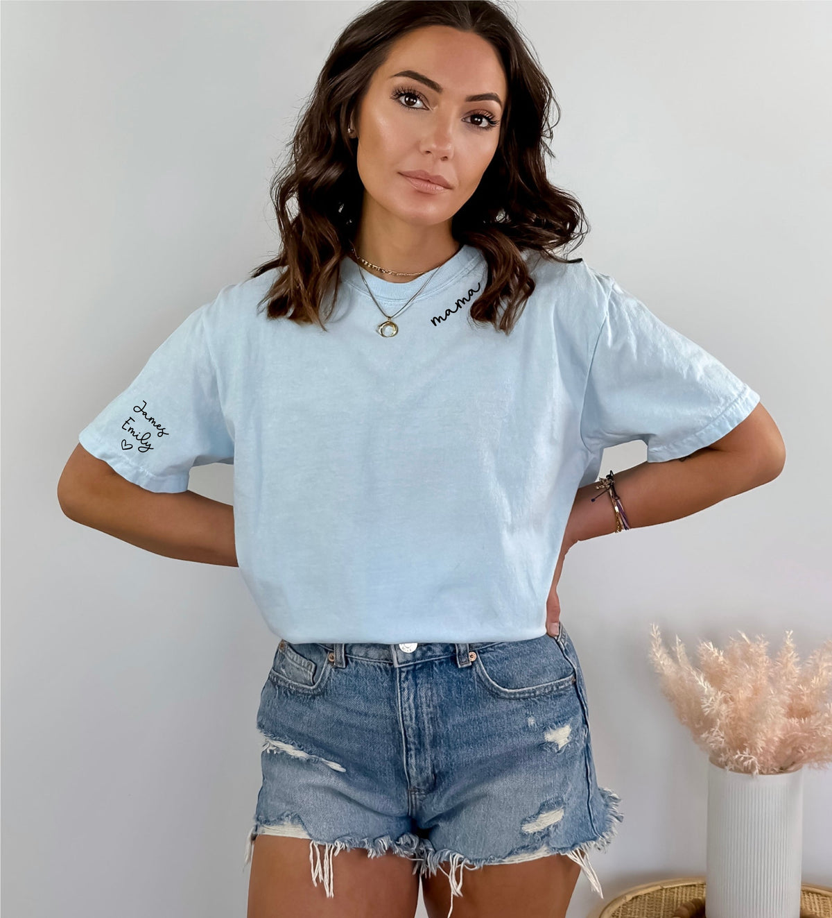 Cuddle Sleep Dream Names on Sleeve | Adult Tshirt