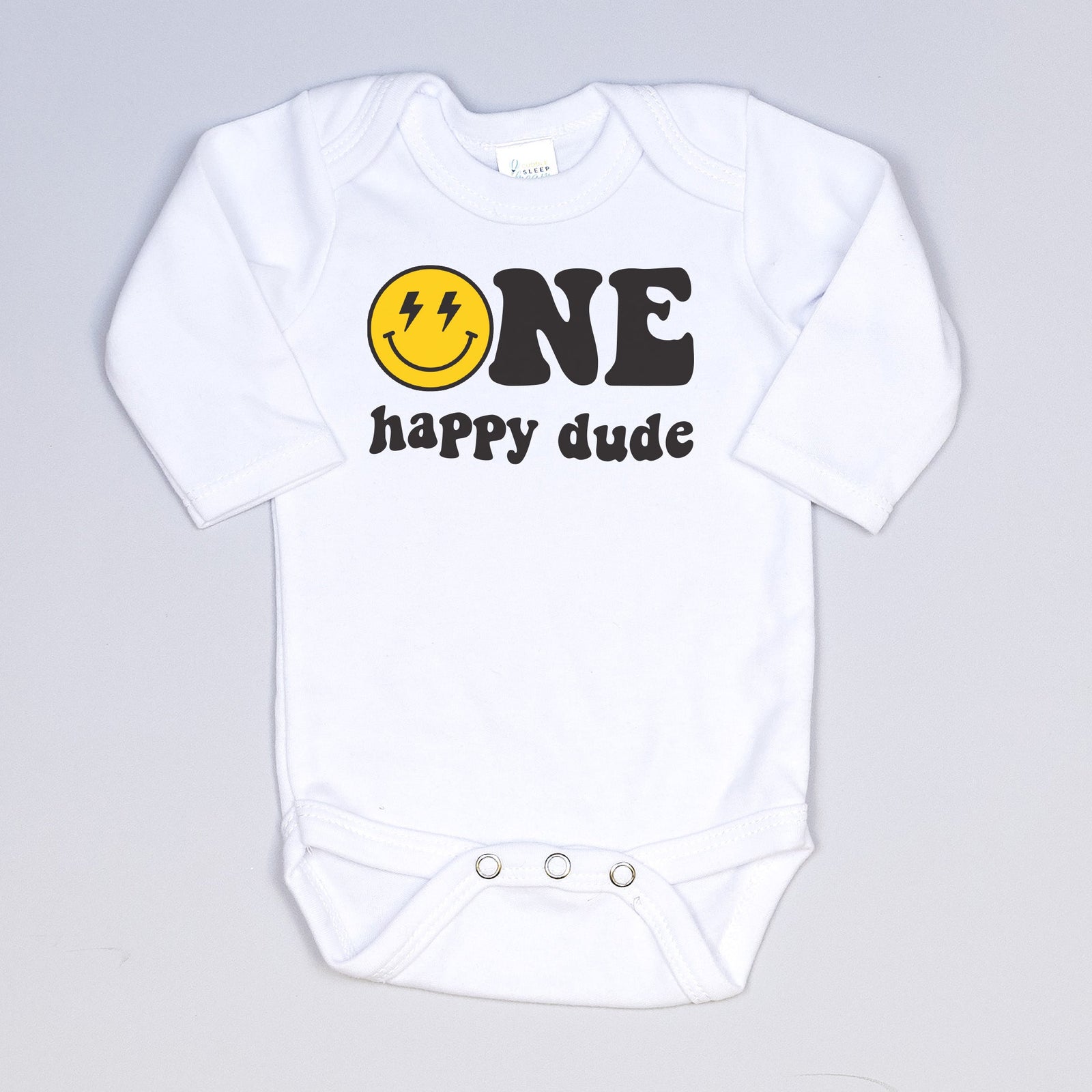 Cuddle Sleep Dream One Happy Dude | 1st Birthday Bodysuit