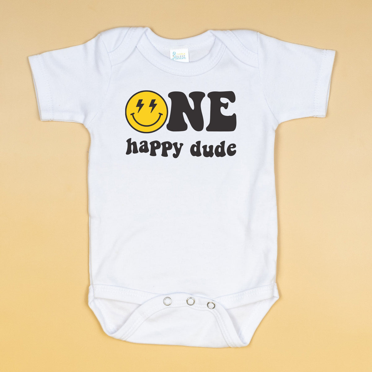 Cuddle Sleep Dream One Happy Dude | 1st Birthday Bodysuit