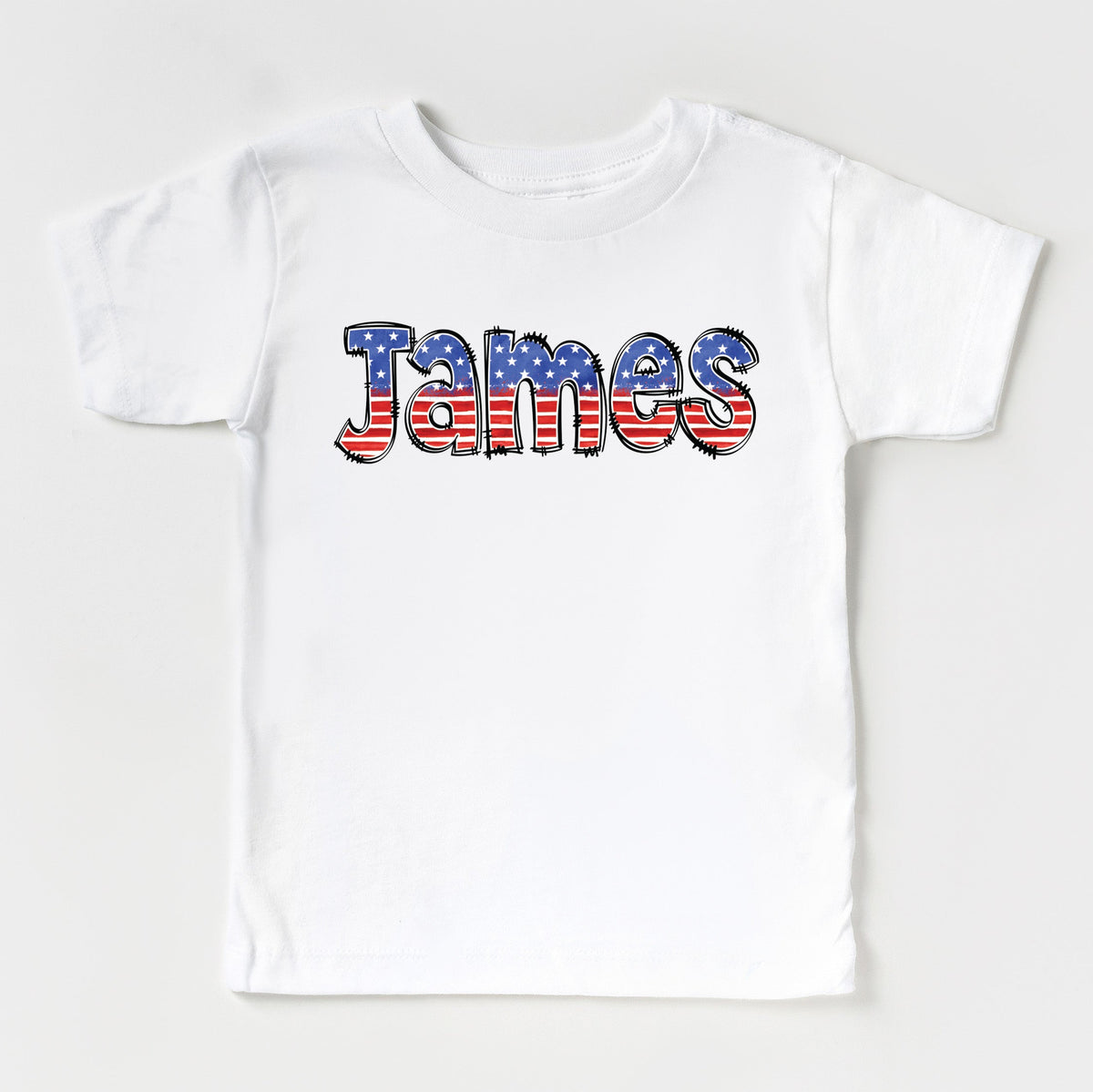 Cuddle Sleep Dream Graphic Tee Patriotic Custom Name | Kids Tshirt