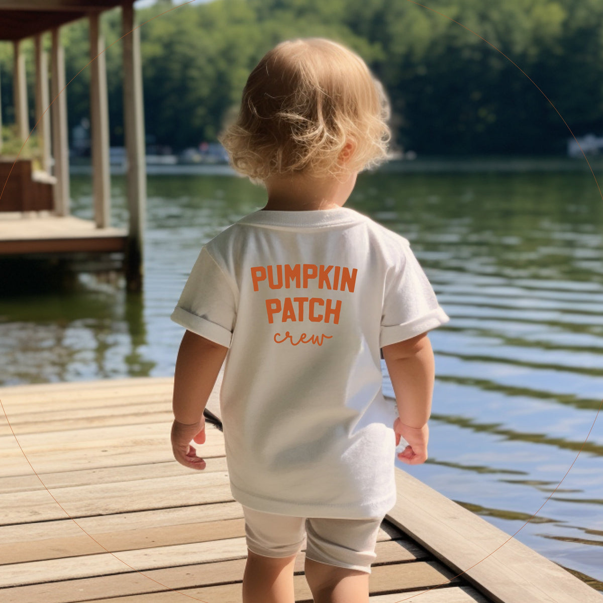 Cuddle Sleep Dream Personalized Pumpkin Patch Crew | Front &amp; Back Tshirt