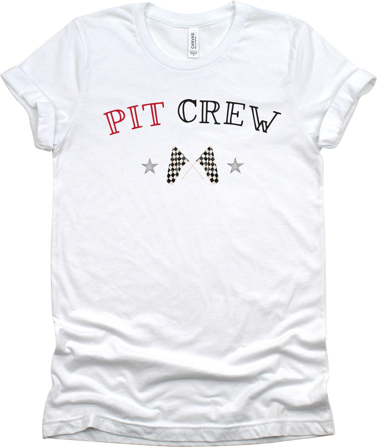 Cuddle Sleep Dream Adult Tees Pit Crew Matching T-shirts | RED racecar