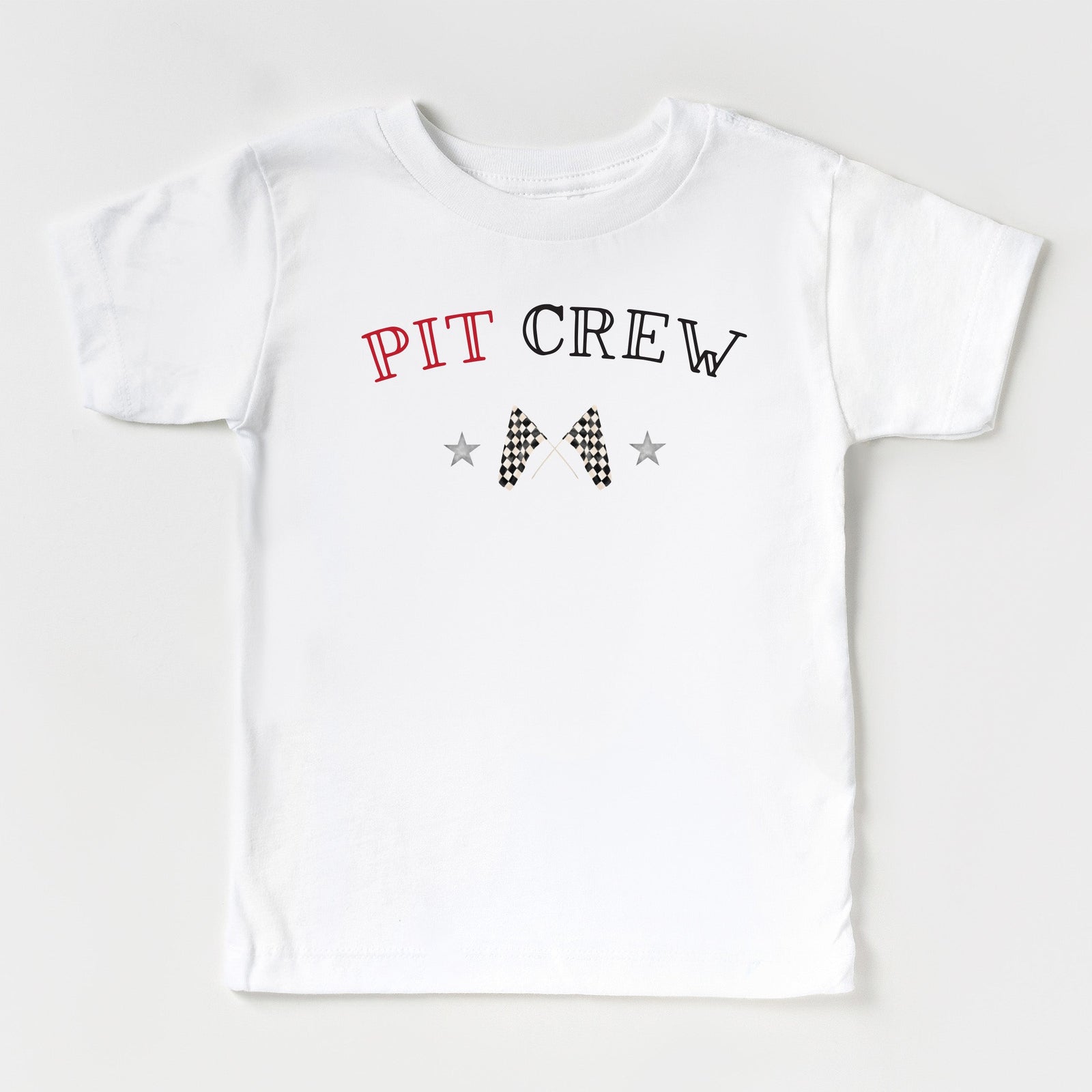 Cuddle Sleep Dream Adult Tees Pit Crew Matching T-shirts | RED racecar