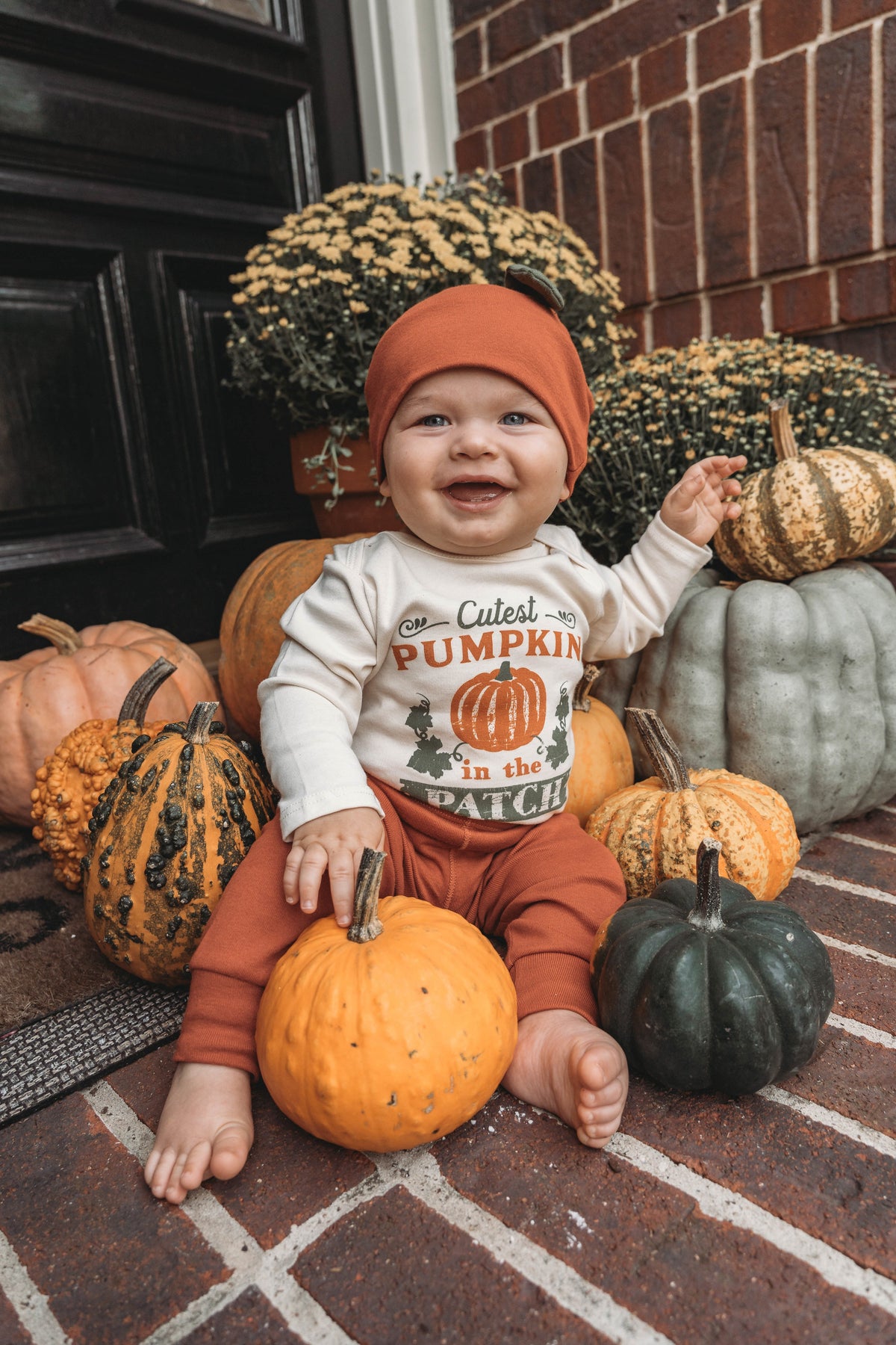 Cuddle Sleep Dream Knot Hat Pumpkin Knot Hat