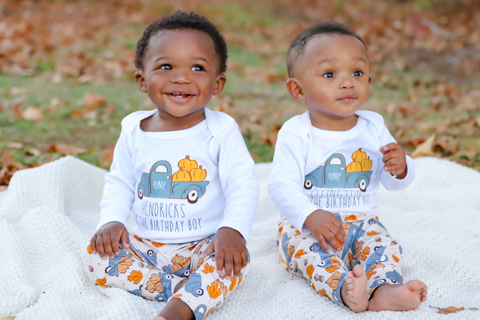 Cuddle Sleep Dream Pumpkin Truck | 1st Birthday Bodysuit