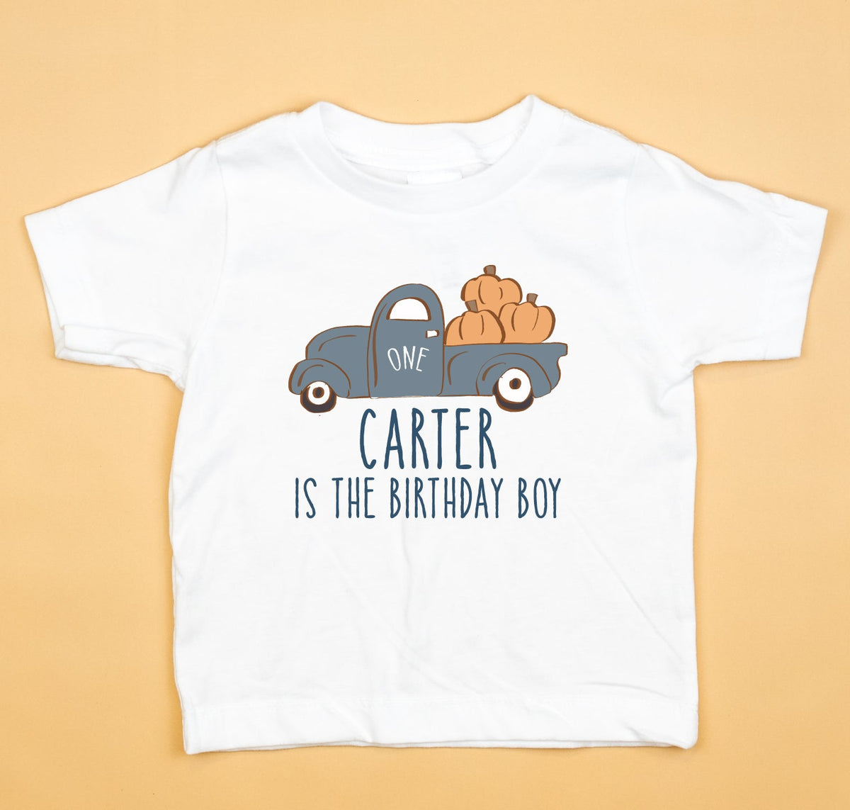 Cuddle Sleep Dream Pumpkin Truck | 1st Birthday Tshirt