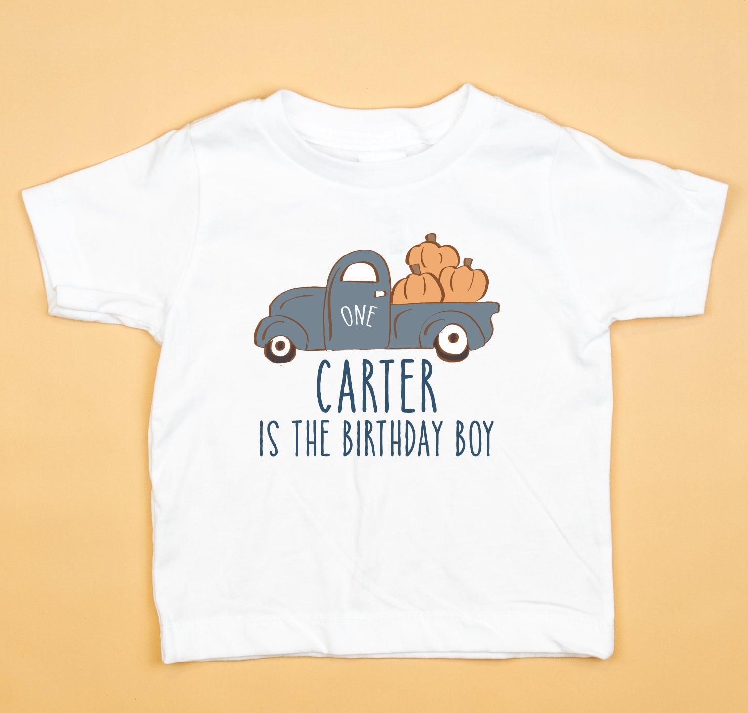 Cuddle Sleep Dream Pumpkin Truck | 1st Birthday Tshirt