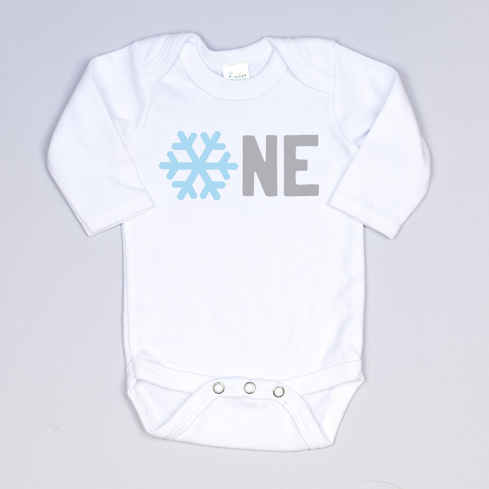 Cuddle Sleep Dream Snow One | 1st Birthday Bodysuit