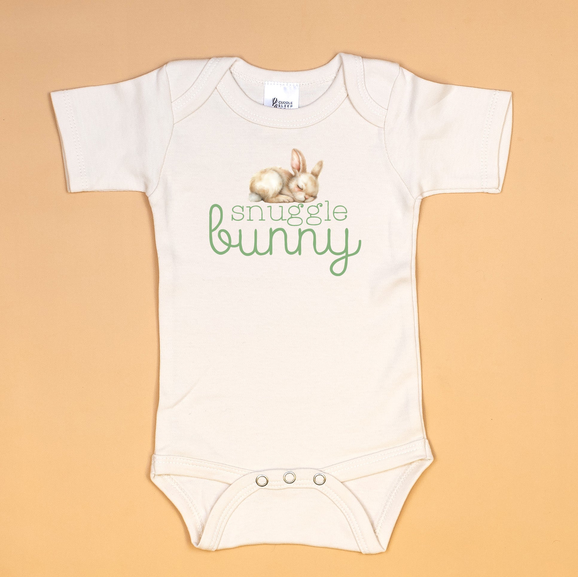 Cuddle Sleep Dream Baby One-Pieces Snuggle Bunny | Natural Bodysuit