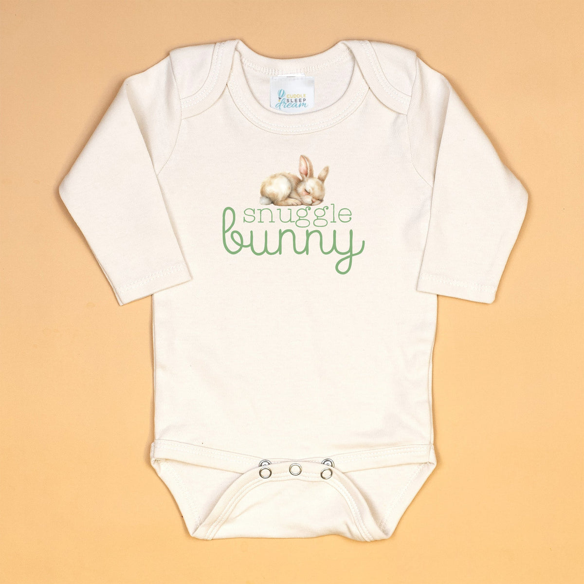 Cuddle Sleep Dream Baby One-Pieces Snuggle Bunny | Natural Bodysuit