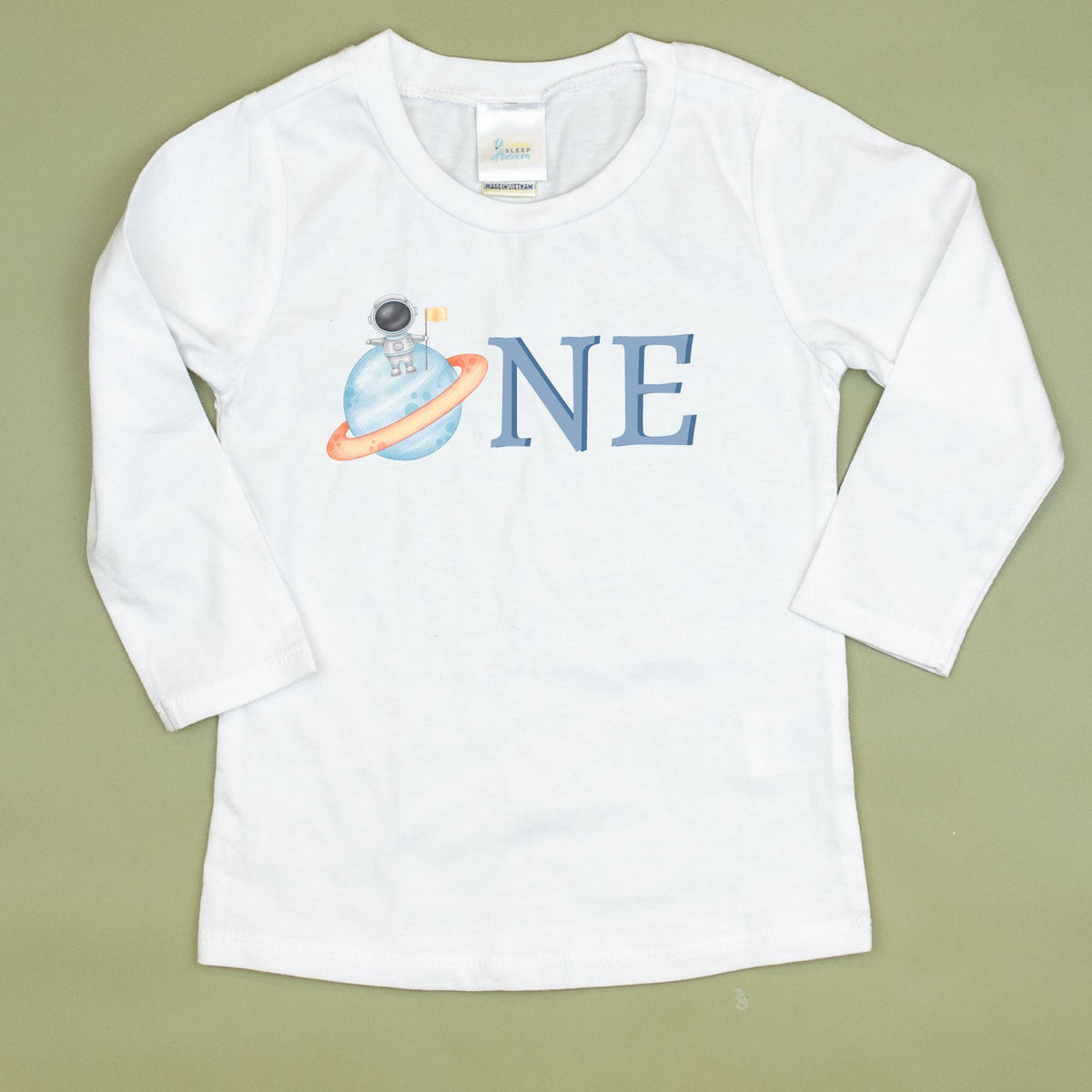 Cuddle Sleep Dream Space One | 1st Birthday Tshirt