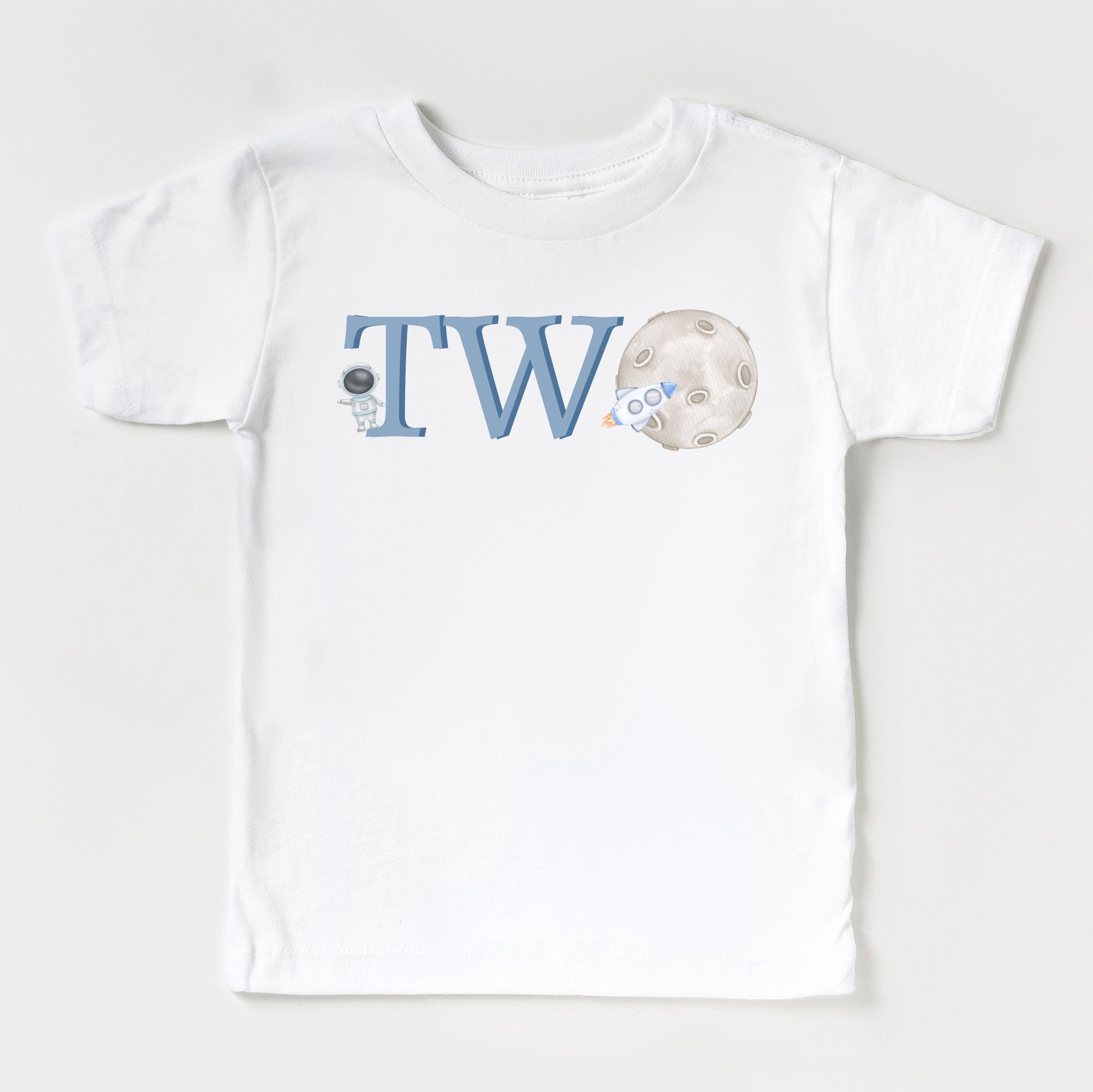 Cuddle Sleep Dream Baby & Toddler Tops Black / Short Sleeve / 18m Space Two | 2nd Birthday Tshirt