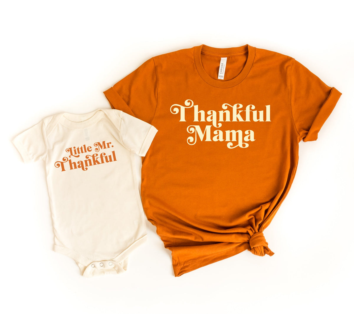 Cuddle Sleep Dream Thankful Mama | Orange Adult Tee